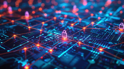 Cybersecurity shield protecting a network of interconnected smart devices 