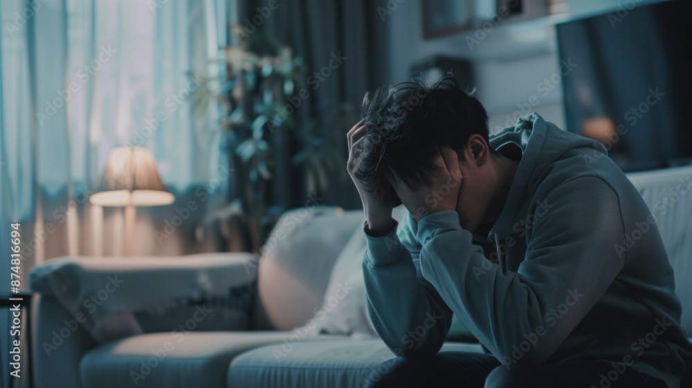 Echoes of Solitude: Capturing Moments of Melancholy : agony, crying ...