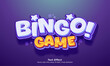 © Sumisheenstudio - Vector 3d text effect bingo game title style