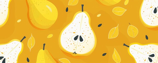 Wall Mural - pear pattern