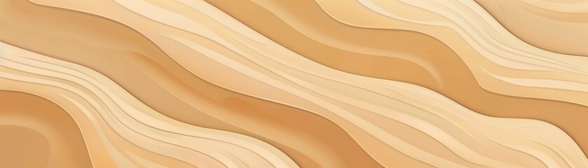 Tan sandstone wave pattern minimal vector illustra  024