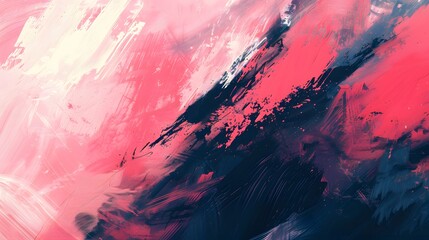 Conceptual abstract background with broad, expressive brush strokes in contrasting colors. The textured and layered paint creates a sense of depth and movement, ideal for digital art or creative