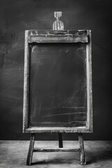 Poster - Chalkboard in Black and White