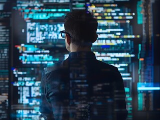 Programmer Presenting Technological and Expertise in Software Development