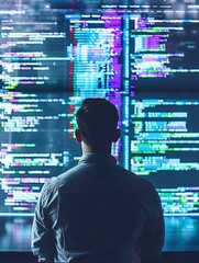 programmer integrating technology and human expertise in software development
