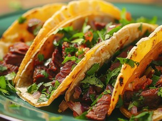 Sticker - Tacos on a Green Plate