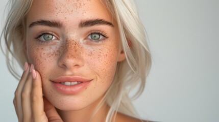 Wall Mural - The Blonde with Freckles