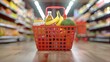 © Marta B - The red grocery basket