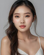 © TARAJUI - Close-up portrait of young Asian beautiful woman with K-beauty make up style
