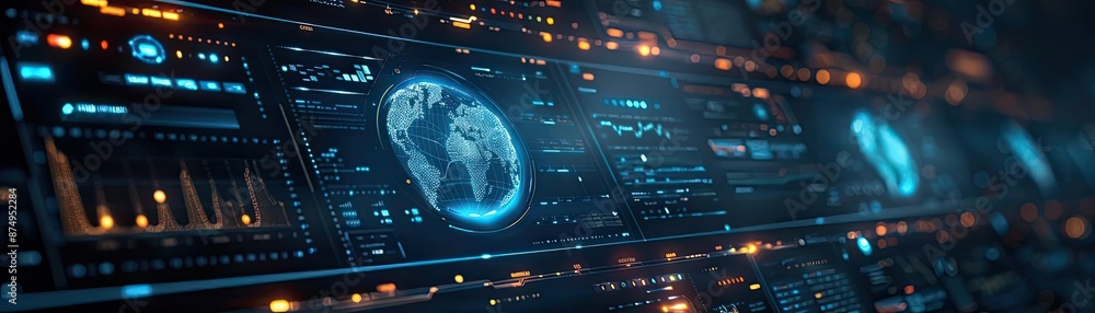 algorithm interface for algorithm debug and... AI algorithms transforming raw data into visual insights on a dashboard ...