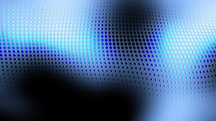 Aufkleber - Abstract background with glossy blue dots and blur background. Seamless looping motion design. Video animation Ultra HD 4K 3840x2160