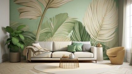 Wall Mural - living room interior