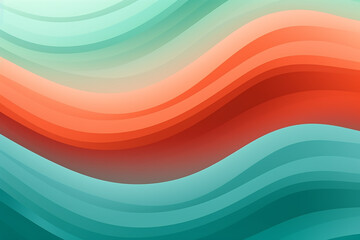 Wall Mural - horizontal_colorful_abstract_wave_background