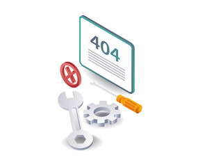 Leinwandbilder - Repairing Error 404 Messages Troubleshooting and Solutions