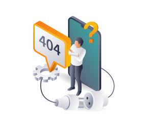 Leinwandbilder - Understanding and Fixing 404 Errors on Smartphone Systems