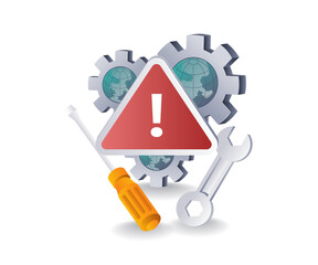 Aufkleber - Troubleshooting Technology System Errors