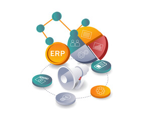 Aufkleber - ERP System Campaign for Business Developers
