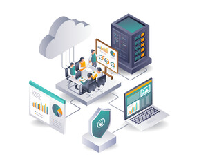 Aufkleber - Data Analysis Team for Cloud Server Databases