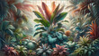 © sweasy - Floraler Hintergrund - als Banner oder Fototapete , Bunte Pflanze