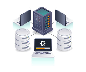 Aufkleber - Connecting Computer Networks to Database Servers