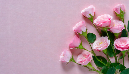 Sticker - light pink paper background. generative ai.
