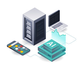 Aufkleber - Analysis of AI server applications for smartphones