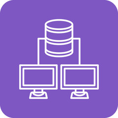 Sticker - Share database Icon