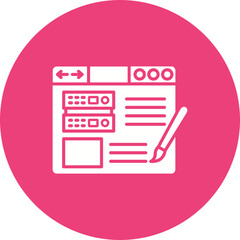 Sticker - Web design Icon