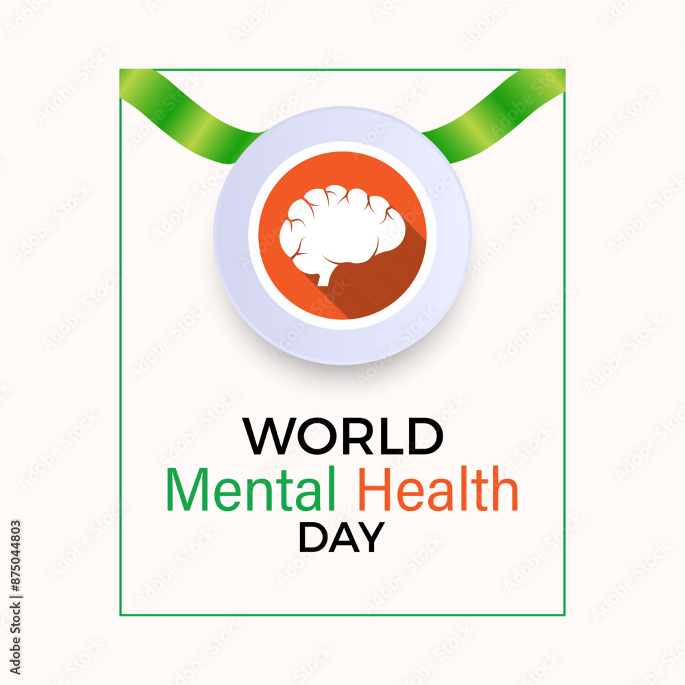 world mental health day observed on october 10. Health Care concept ...