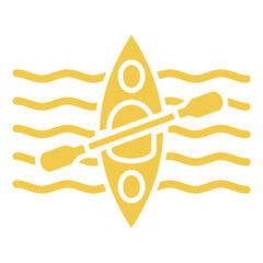 Wall Mural - Rowing boat Icon