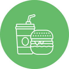 Sticker - Fast food Icon