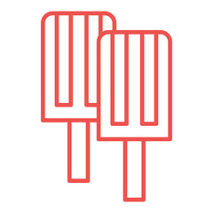 Wall Mural - Ice lolly Icon