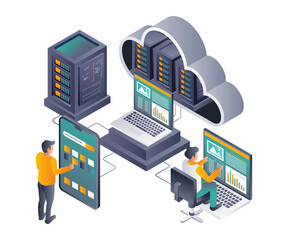 Aufkleber - Team in Ensuring Transaction Security on Cloud Servers