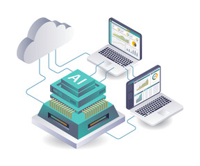 Poster - System for artificial intelligence data analysis on cloud servers