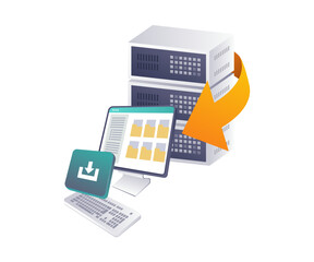 Aufkleber - Understanding Data Upload and Download Processes on Servers