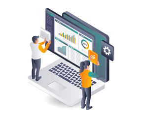 Aufkleber - Compiling analytical data to develop the business