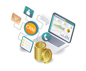 Aufkleber - CRM Data Analysis for Business Development