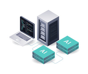 Aufkleber - Artificial Intelligence Data for Server System Intelligence