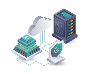 Poster - Artificial intelligence system for server data security analysis