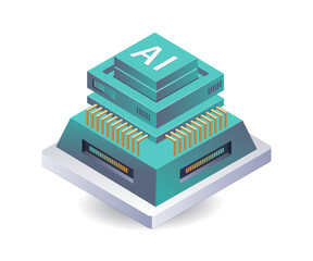 Aufkleber - Artificial Intelligence in Data Server Systems