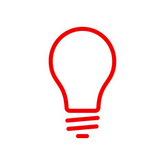 Wall Mural - Light bulb icon