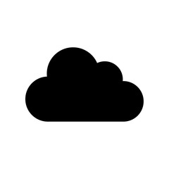 Wall Mural - cloud icon
