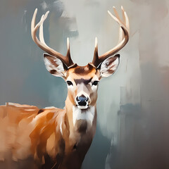 Canvas Print - deer