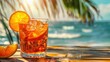 © Agustin - Refreshing Orange Cocktail by the Beach