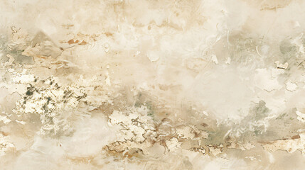 Wall Mural - Grunge beige wall texture with cracked paint creating an abstract pattern, ideal for background use