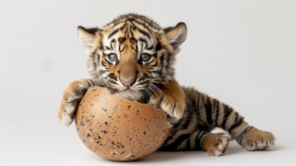 Sticker - bengal tiger cub