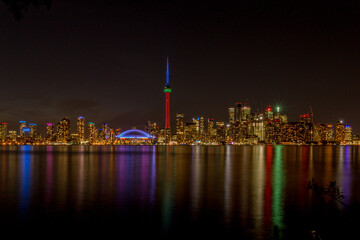 Wall Mural - Toronto skyline at night