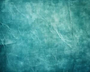 Wall Mural - Dark green blue turquoise stone concrete paper texture background.