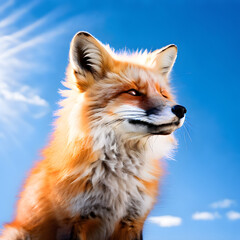 Sticker - red fox