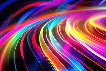 light, color, rainbow, colorful, design, illustration, art, motion, lines, wallpaper, explosion, line, speed, wave, night, pattern, fractal, star, blur, glow, abstraction, road, backdrop, vector, brig